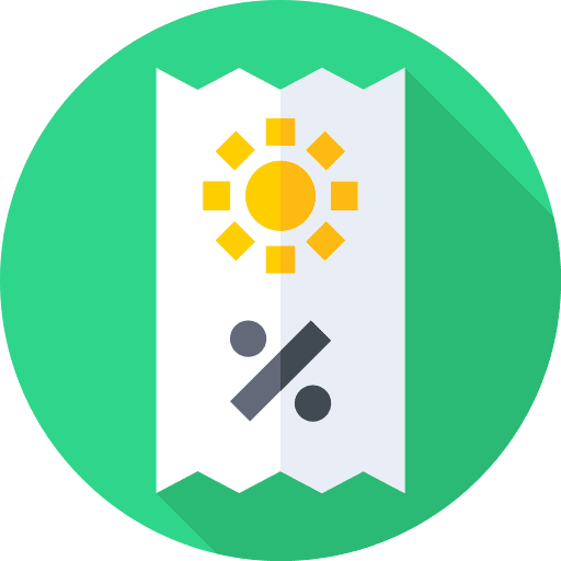 Receipt offer summer sale bill icon Receipt offer summer sale bill icon
