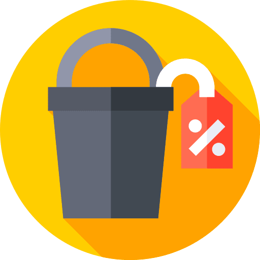 Sand bucket sand bucket percentage discount icon Sand bucket sand bucket percentage discount icon