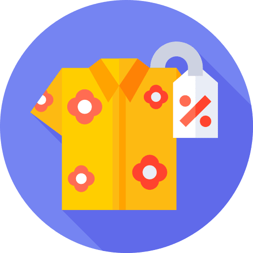Shirt percentage label clothing icon Shirt percentage label clothing icon