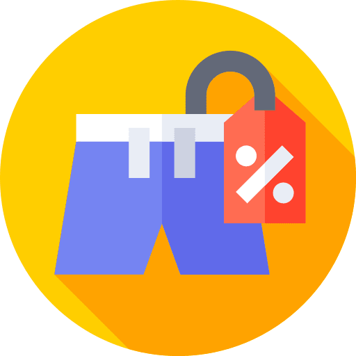 Swimming trunks discount fashion label icon Swimming trunks discount fashion label icon