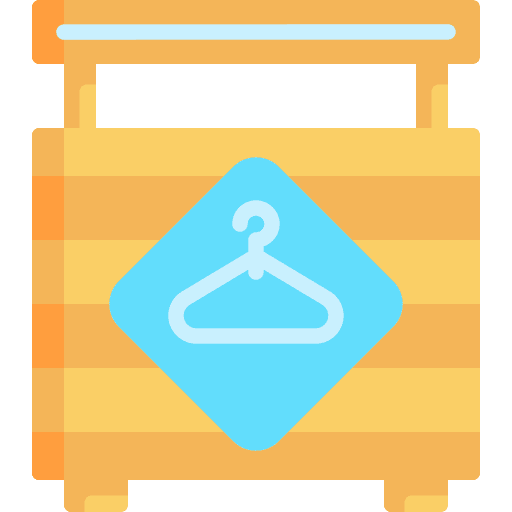 Changing room locker school gym icon Changing room locker school gym icon