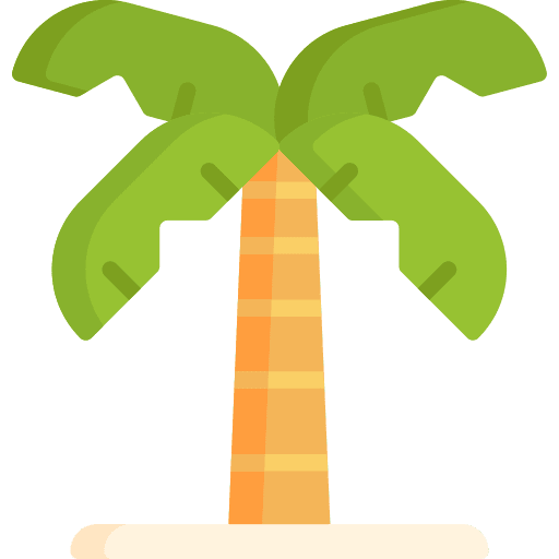 Palm tree cultures nature sand icon Palm tree cultures nature sand icon