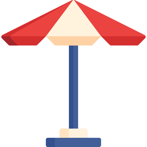 Umbrella vacations sun hobbies and free time icon Umbrella vacations sun hobbies and free time icon