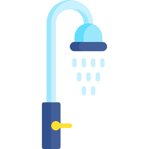Shower furniture and household washing hygiene icon Shower furniture and household washing hygiene icon