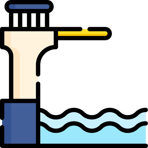 Springboard indoor sports hobbies and free time olympic games icon Springboard indoor sports hobbies and free time olympic games icon