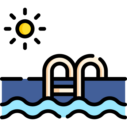 Swimming pool summer holidays swimming swim icon