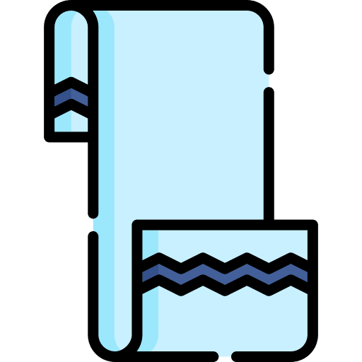 Beach towel furniture and household holidays summer icon Beach towel furniture and household holidays summer icon