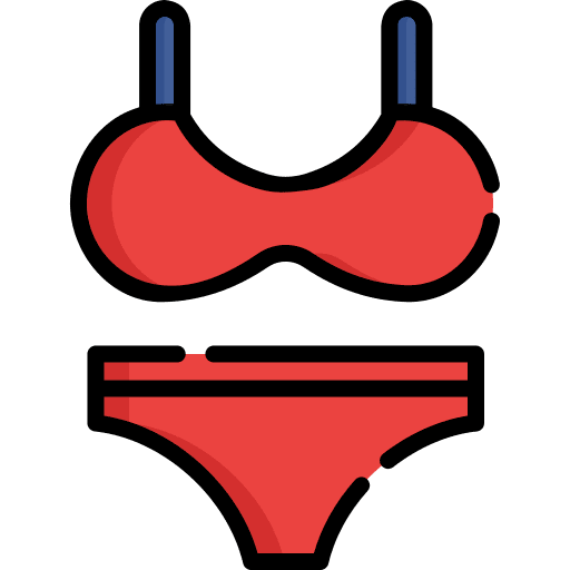 Bikini clothing summer fashion icon Bikini clothing summer fashion icon