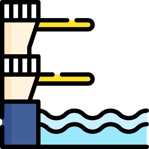 Diving board diving board indoor sports swimming pool icon Diving board diving board indoor sports swimming pool icon