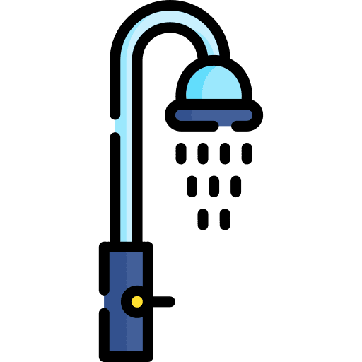 Shower washing water hygiene icon Shower washing water hygiene icon
