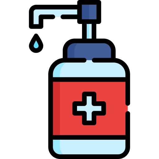 Soap healthcare and medical hand sanitizer coronavirus icon Soap healthcare and medical hand sanitizer coronavirus icon