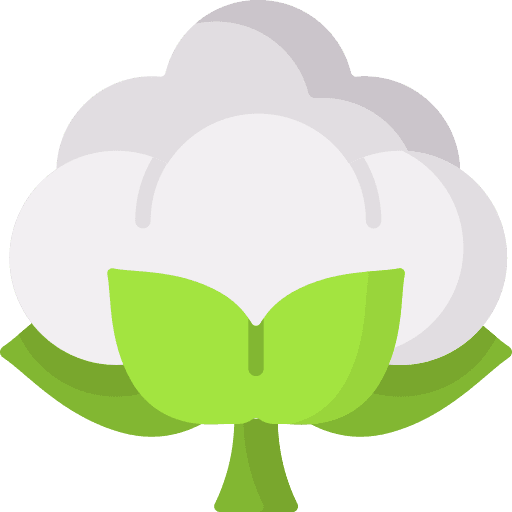 Cotton botanical garden cotton icon