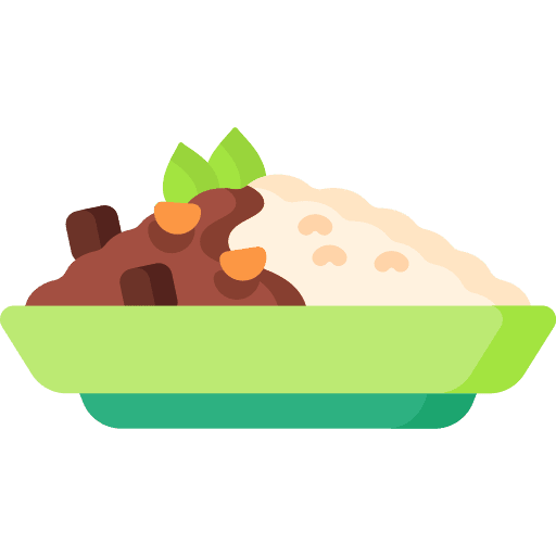Curry rice indian asian icon