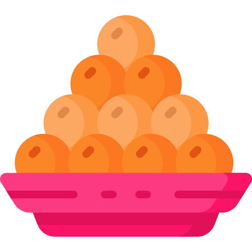 Laddu indian sweet dessert icon Laddu indian sweet dessert icon