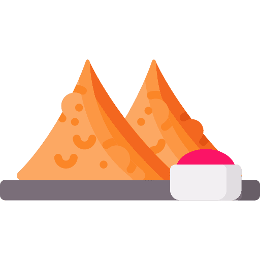 Samosa gastronomy cultures samosa icon Samosa gastronomy cultures samosa icon