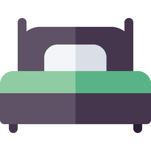 Double bed bedroom bed furniture icon Double bed bedroom bed furniture icon