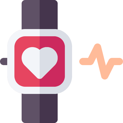 Smartwatch heart rate electronics heart icon Smartwatch heart rate electronics heart icon