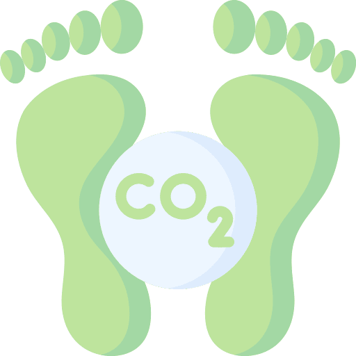 Carbon footprint eco sustainable ecology and environment icon Carbon footprint eco sustainable ecology and environment icon