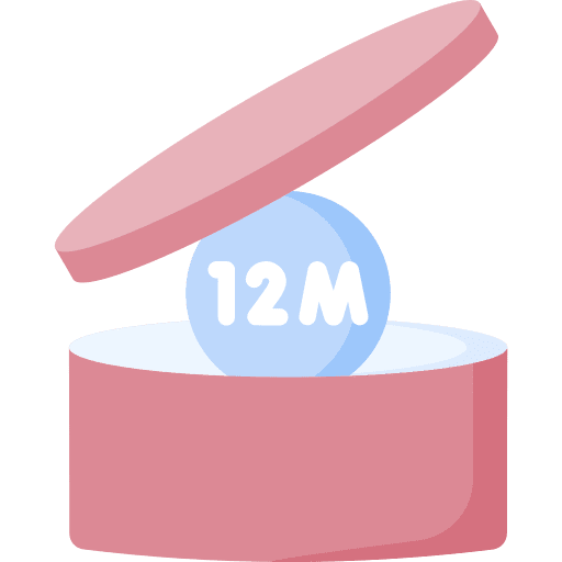 Expired miscellaneous 12 months shelf life icon Expired miscellaneous 12 months shelf life icon
