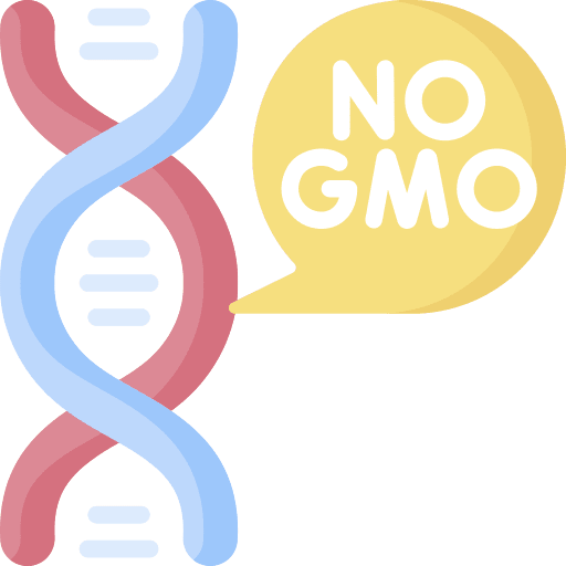 No gmo dna science genetic engineering icon No gmo dna science genetic engineering icon