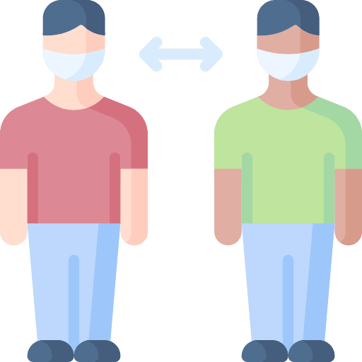 Queue queue face mask healthcare and medical icon Queue queue face mask healthcare and medical icon