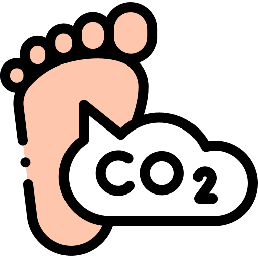 Carbon footprint sustainable ecology and environment greenhouse effect icon Carbon footprint sustainable ecology and environment greenhouse effect icon