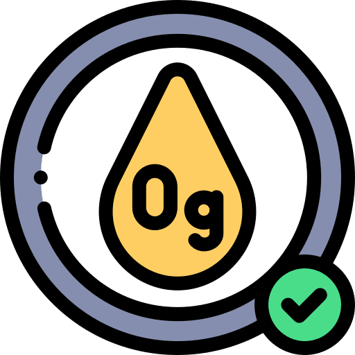 No fat healthcare forbidden oil free icon