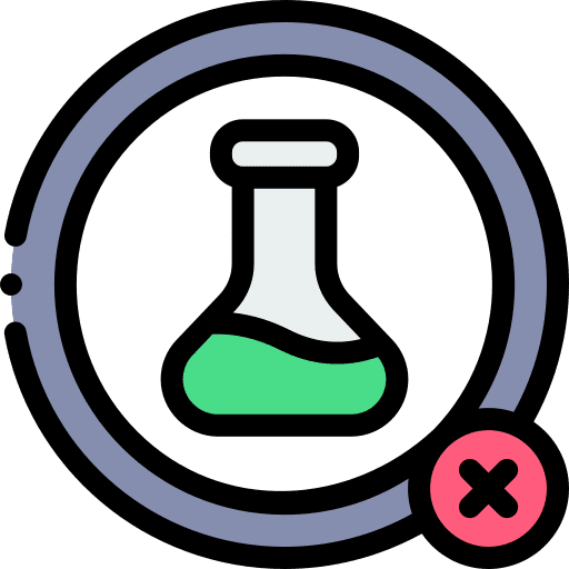 No preservatives prohibition not allowed test tubes icon No preservatives prohibition not allowed test tubes icon