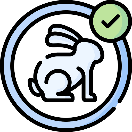Cruelty free animals vegan animal cruelty icon
