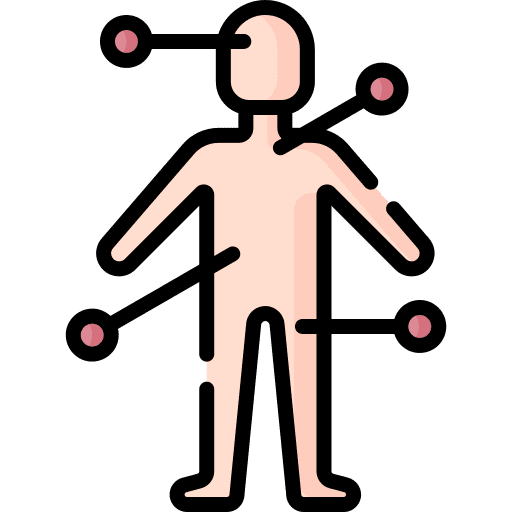Endocrine system anatomy endocrine system healthcare and medical icon