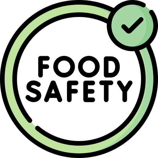 Food safety food safety quality food and restaurant icon