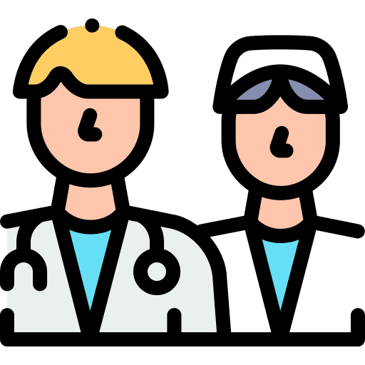 Medical team hospital group teamwork icon Medical team hospital group teamwork icon
