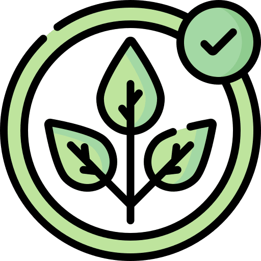 Nontoxic chemical free non toxic vegan icon