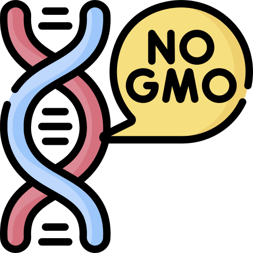 No gmo healthcare and medical medicine genetic engineering icon No gmo healthcare and medical medicine genetic engineering icon