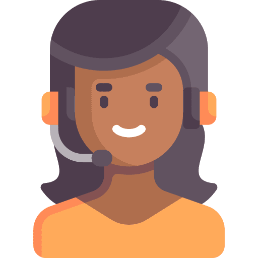 Call center agent avatar help desk user icon Call center agent avatar help desk user icon