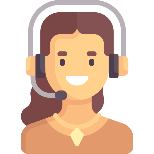 Call center agent avatar user professions and jobs icon Call center agent avatar user professions and jobs icon