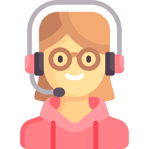 Call center agent caucasian customer service contact center icon Call center agent caucasian customer service contact center icon