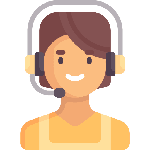 Call center agent caucasian user customer service icon Call center agent caucasian user customer service icon