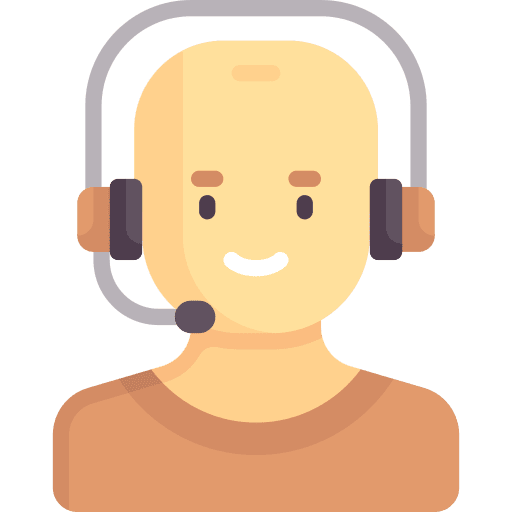 Call center agent avatar customer service contact center icon Call center agent avatar customer service contact center icon
