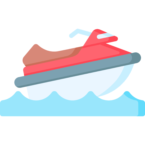 Jet ski jet ski water scooter transport icon
