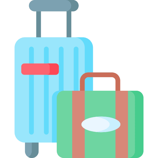 Luggage baggage vacation holidays icon Luggage baggage vacation holidays icon