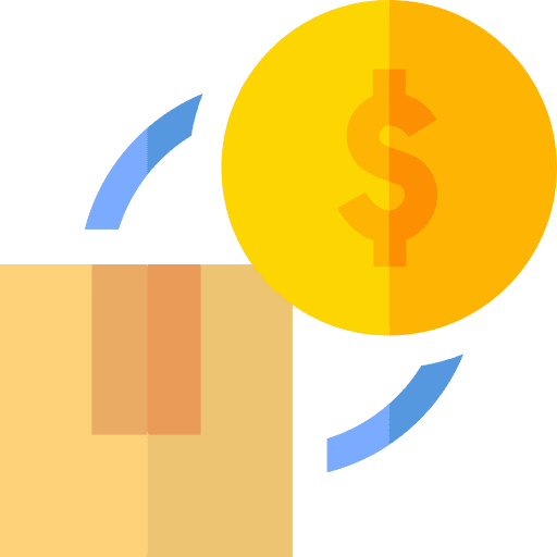 Cash on delivery logistics delivery pay shipping and delivery icon