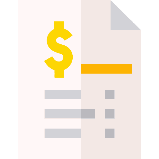 Price list business and finance price list money icon