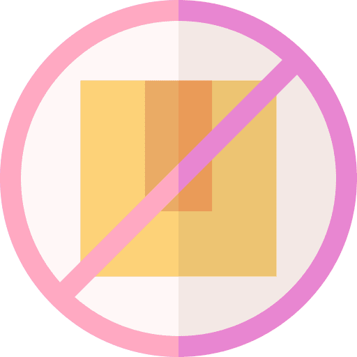 Out of stock out of stock parcel shipping and delivery icon
