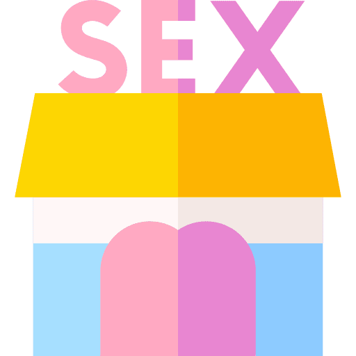 Sex shop erotic sex shop store icon