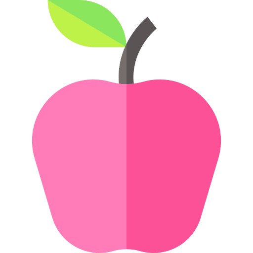 Apple vegan organic apple icon