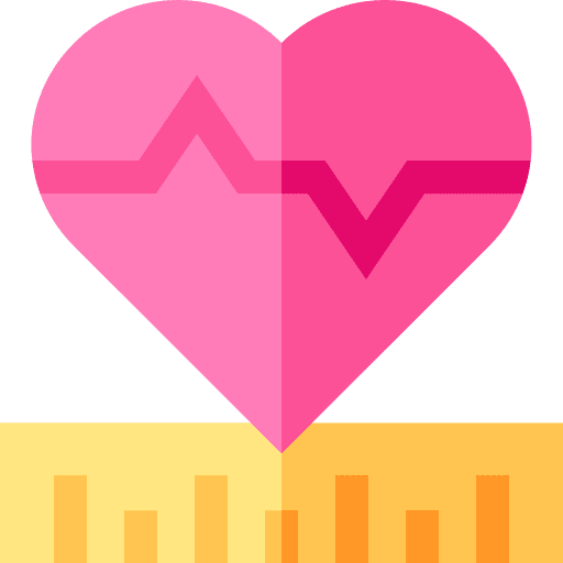 Heart rate heart beat heart rate heart icon