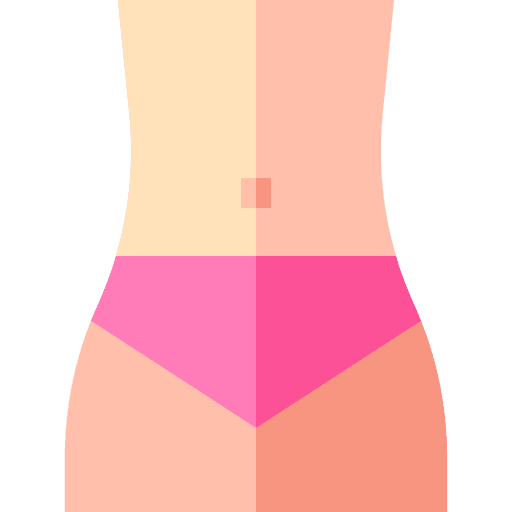 Slim slim human body healthcare and medical icon