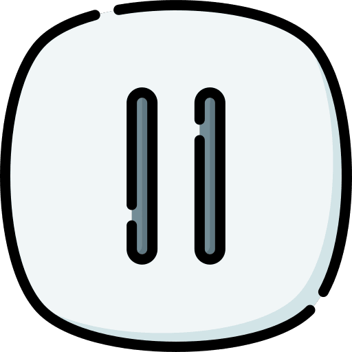 Pause pause button video player icon Pause pause button video player icon