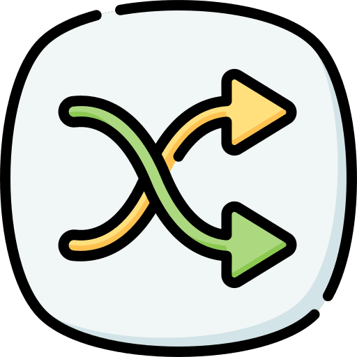 Shuffle arrows ui random icon Shuffle arrows ui random icon